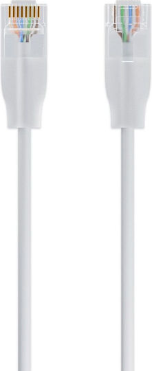 Lanview U/UTP Kat.6 Ethernet Netzwerkkabel 0.3m Weiß