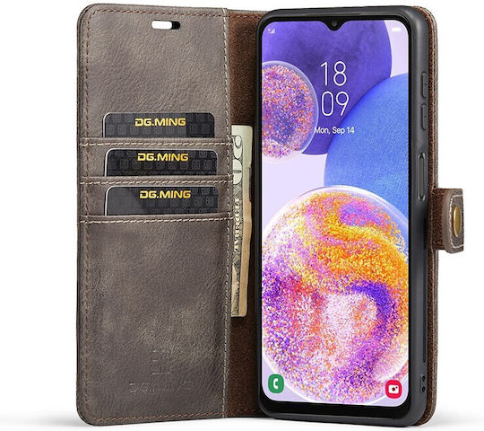 DG.MING Wallet Γκρι (Galaxy A23 4G / Galaxy A23 5G)