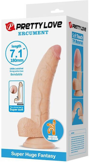 Pretty Love Ρεαλιστικό Dildo με Βεντούζα
