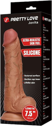 Pretty Love Realistic Dildo With Suction Cup Flesh