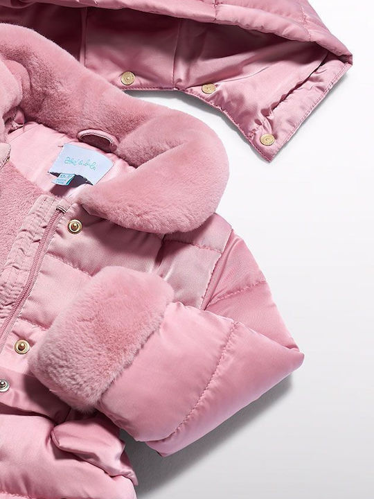 Kinder Pelz Kurze Rosa