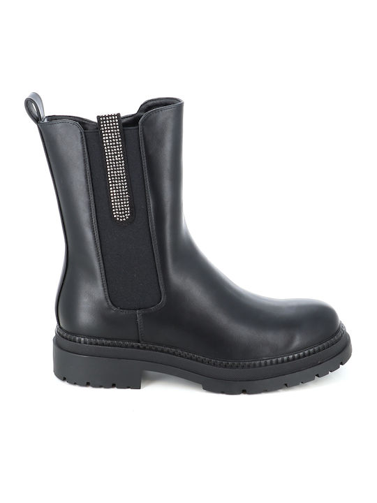 Damen Chelsea-Stiefel Schwarz 298/2301_MAURo