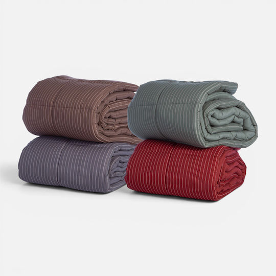 Nef-Nef Homeware Сет с Калъфки за Възглавници Едноспално Завивка с Пълнеж Микрофибър 160x220см Chroma Berry Chroma Berry 330 GSM