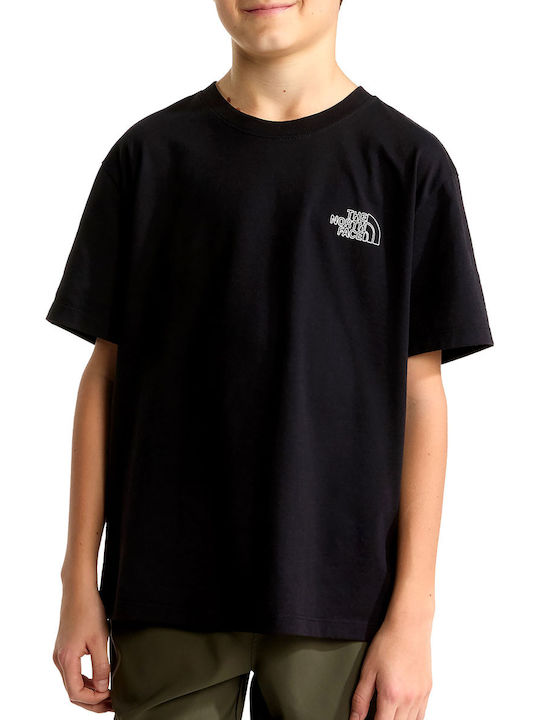 Kids T-shirt Black Alien
