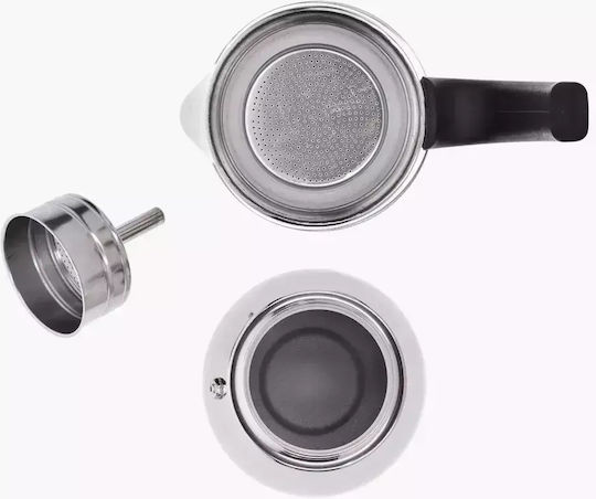 Duka Cafetiere Pentru Plită Espresso 6 Căni Inox Argintiu