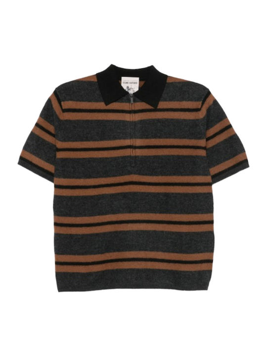 Women's Wool Sweater Grey/Brown