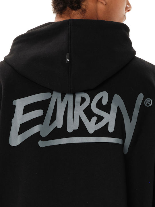 Sweatshirt Mit Kapuze Schwarz