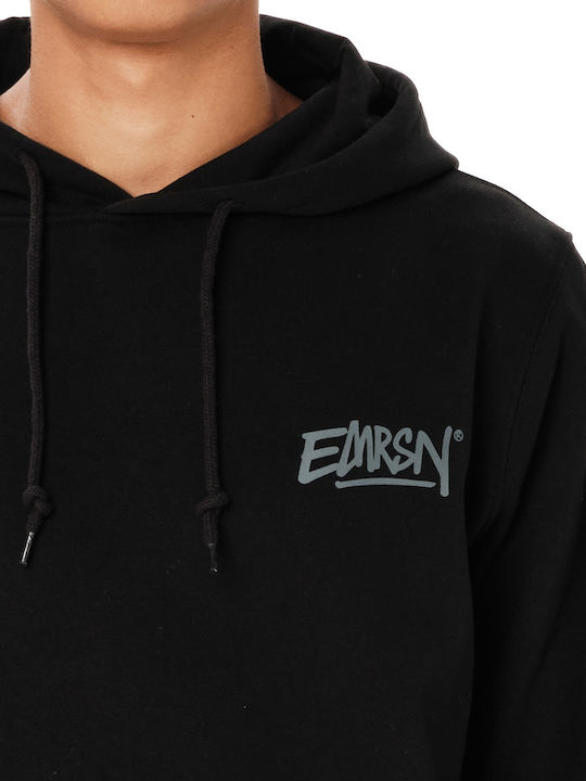 Sweatshirt Mit Kapuze Schwarz