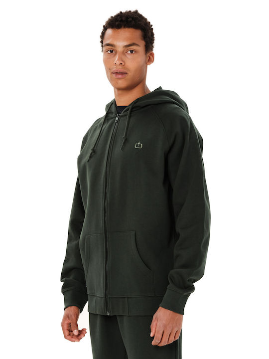 Emerson Grüne Sweatshirt mit Kapuze