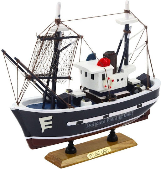 Lean Toys Риболовен Катер Кораб Летяща Дама Моделна Фигура 24x23см
