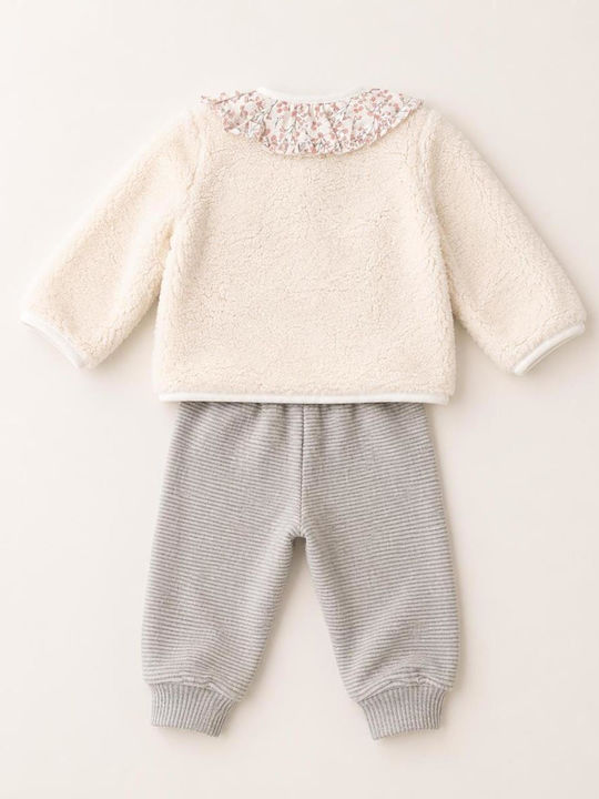 Winter Kids Clothing Set 3 Pieces Ecru