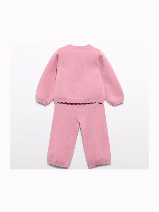 Kinderbekleidungsset mit Hosen 2 Stück Rosa