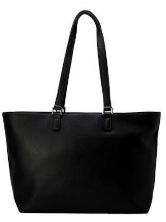 Women's Black Shopper Bag