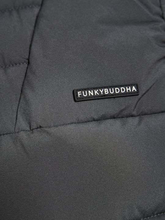 Ärmelloses Puffer Herren Jacke Grau