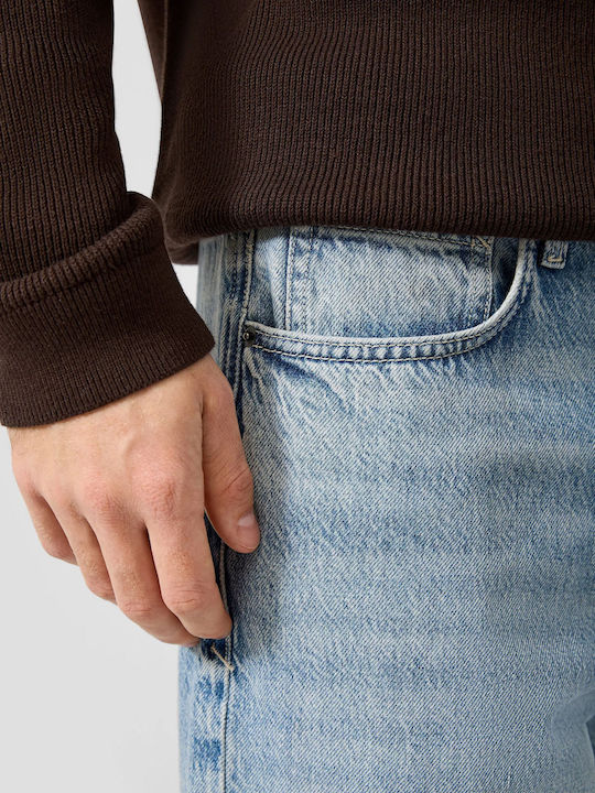 Мъжки дънков панталон Loose Fit Blue