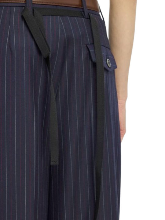 Women's Fabric Trousers Blue
