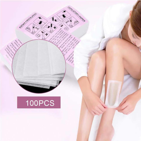 Wd Depilationspapier Film Haarentfernung 100Stücke 7x20cm Verschiedene Farben