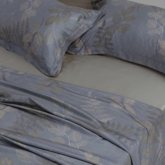 Silk Fashion Σετ Σεντόνια Υπέρδιπλα με Λάστιχο 160x200+40εκ. Pureline (4τμχ)