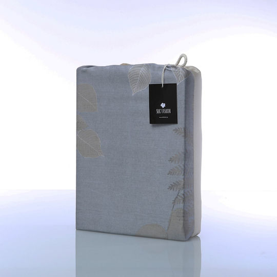 Silk Fashion Σετ Σεντόνια Υπέρδιπλα με Λάστιχο 160x200+40εκ. Pureline (4τμχ)