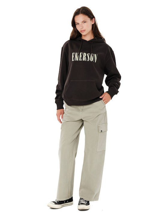Women's Hooded Sweatshirt Brown