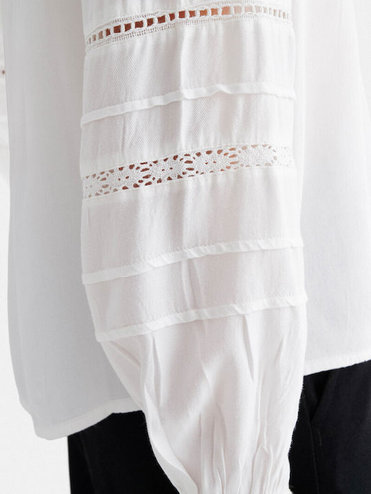 Long Sleeve Women's Shirt White