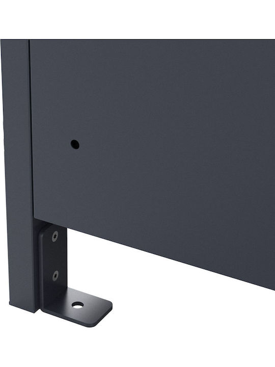 Cutie Poștală Pentru Exterior Metalică Gri 50x30x20cm