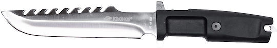 Kronos 1003 Μαχαίρι Μαύρο σε Θήκη