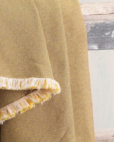 Rythmos Veracruz Four-Seater Sofa Throw P180xL330cm Ochre Rythmos Veracruz Four-Seater Sofa Throw P180xL330cm Ochre