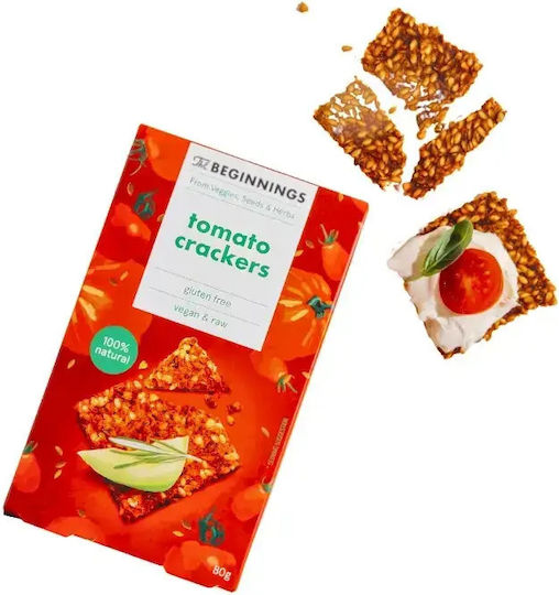 Tomato Crackers Gluten Free 80gr