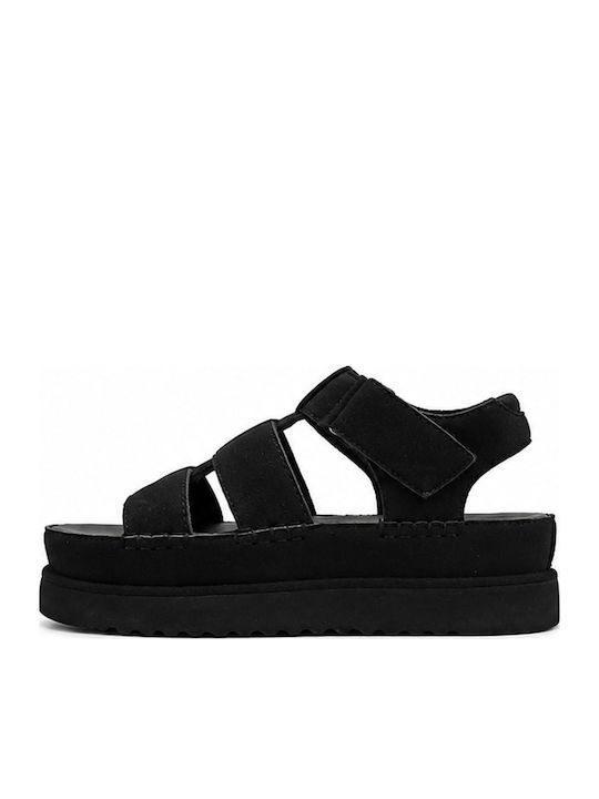Дамски Сандали Flatforms Черни
