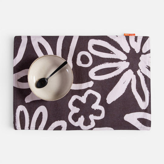 Nef-Nef Homeware Trust Tischsets Stoff Schwarz 48x33cm