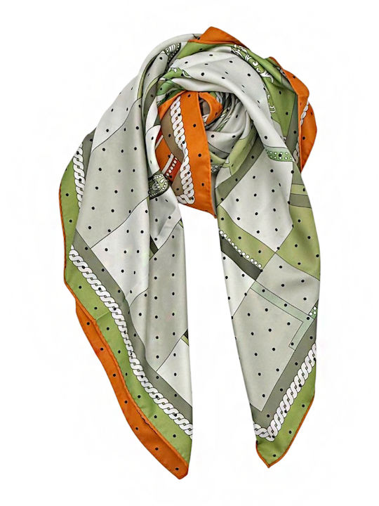 Savil Women's Silk Shawl Orange
