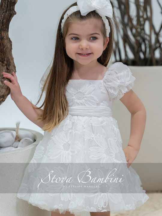 Stova Bambini White Baptism Dress