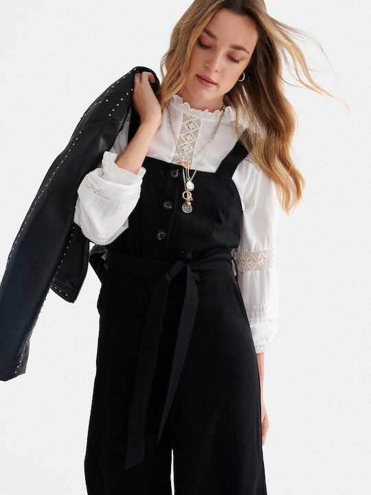 Women's Sleeveless Jumpsuit Black