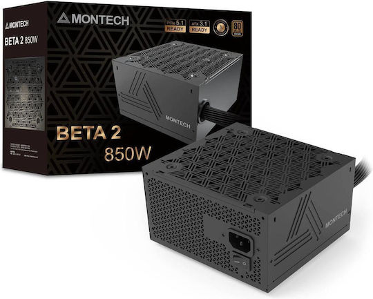 Montech BETA 2 850W Black Power Supply Full Wired