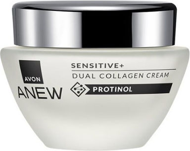 Avon Anew Sensitive+ 72-часов Против стареене Крем за лице против зачервяване с колаген 50 ml