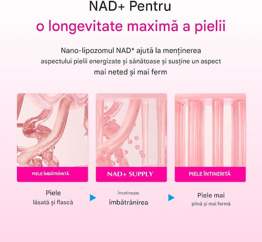 Eqqualberry Nad+ Cremă de Față Anti-îmbătrânire și Reconstrucție 24 Ore împotriva Roșeții cu Colagen și Niacinamidă 50ml
