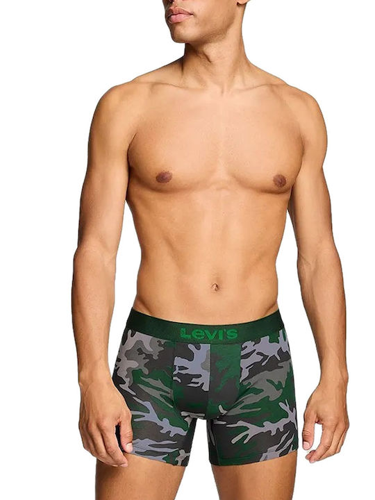 Ανδρικά Μποξεράκια Green/grey Melange Camo 2Pack