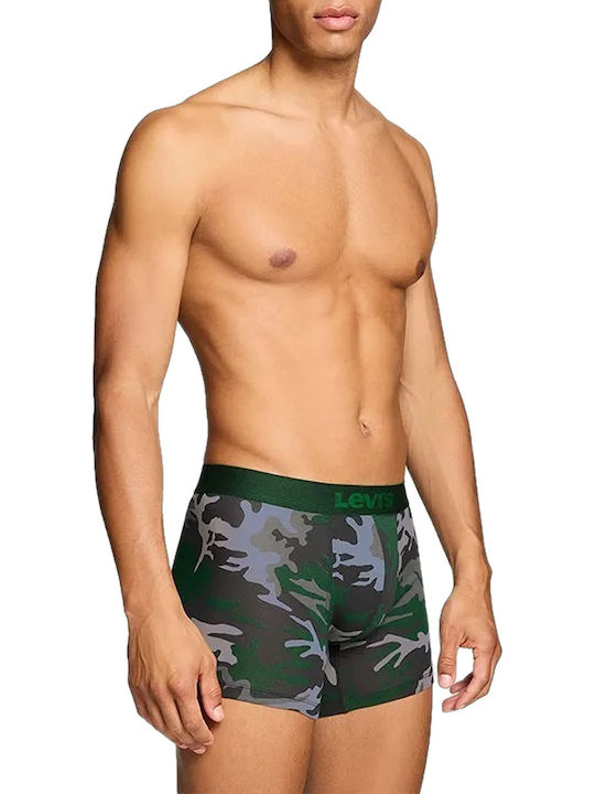 Ανδρικά Μποξεράκια Green/grey Melange Camo 2Pack