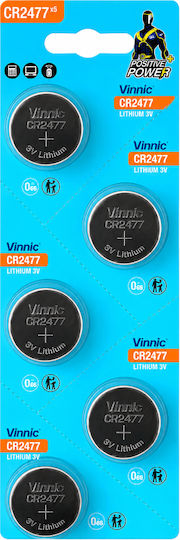 Vinnic Vinnic Lithium Uhrenbatterie CR2477 3V