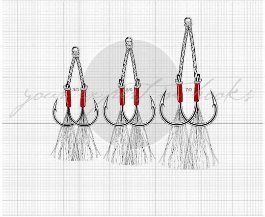 VMC Jigging Assist Hook Fishing Hook No3/0