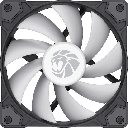 GameMax FN12A-S5 Вентилатор за кутия 120mm (1600rpm / 41cfm) с RGB Осветление и Свързване 3-Pin / 4-Pin PWM