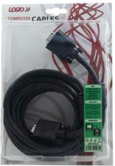 Logo Collection Kabel VGA-Stecker - VGA-Stecker Schwarz 5m (25261)
