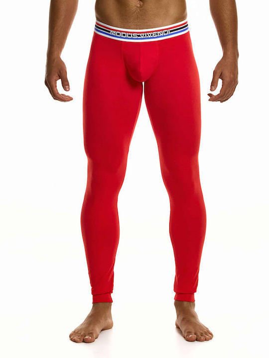 Modus Vivendi 30561 Red Mens Sports Leggings Long Red