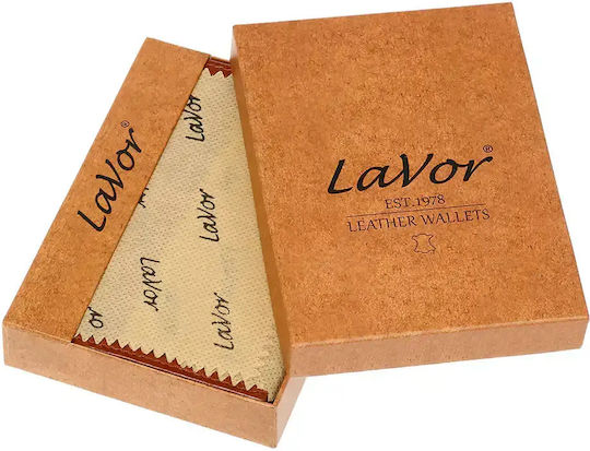Lavor Lavor Tabaktasche aus Künstliches Leder mit Magnetverschluss 13,5x7cm Braune Tabaktasche