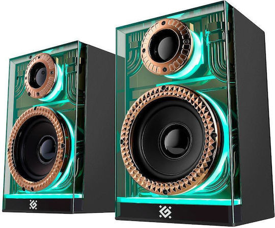 Defender Futuro Wireless Computer Speakers 2.0 with Bluetooth and 10W Power Black