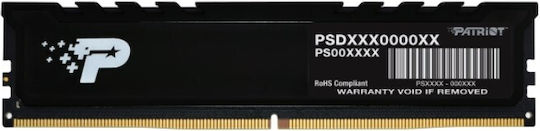 Patriot Premium Signature 8GB DDR4 RAM cu Viteză 3200 pentru Desktop
