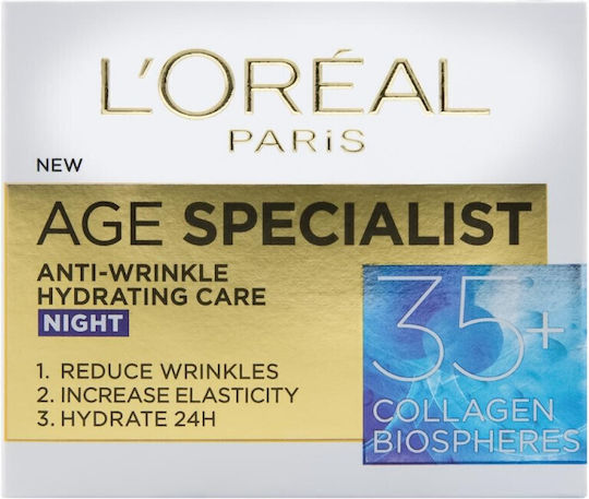 L'Oreal Paris Age Specialist 35+ Хидратиращ Крем за Лице Нощен 50 ml