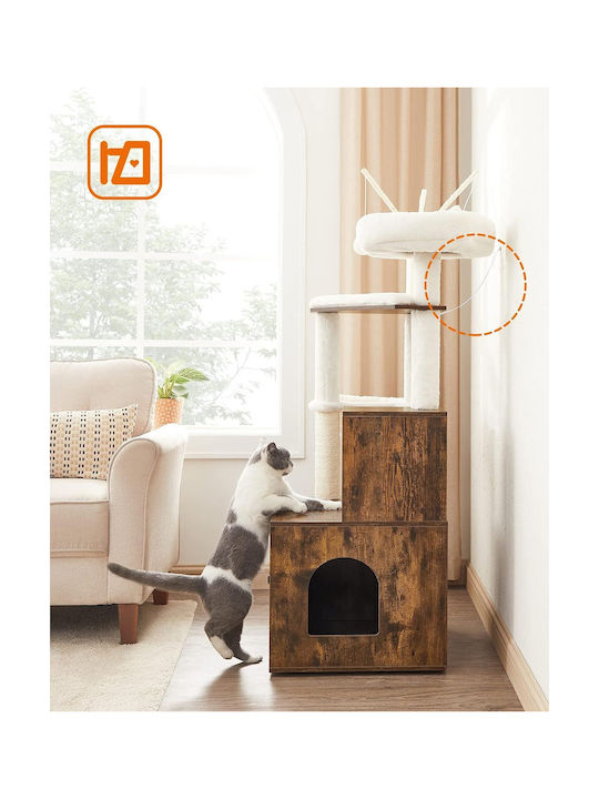 Feandrea Scratching Post Brown 58x50x140cm