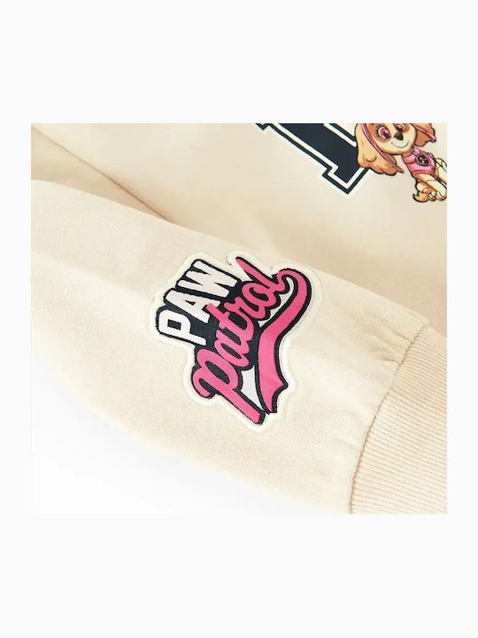 Kinder-Sweatshirt mit Beige Kapuze